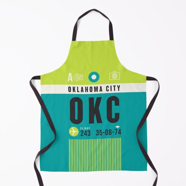 Artikelvorschau, Gepäckanhänger A - OKC Oklahoma City USA entworfen und verkauft von VoodooCircus.