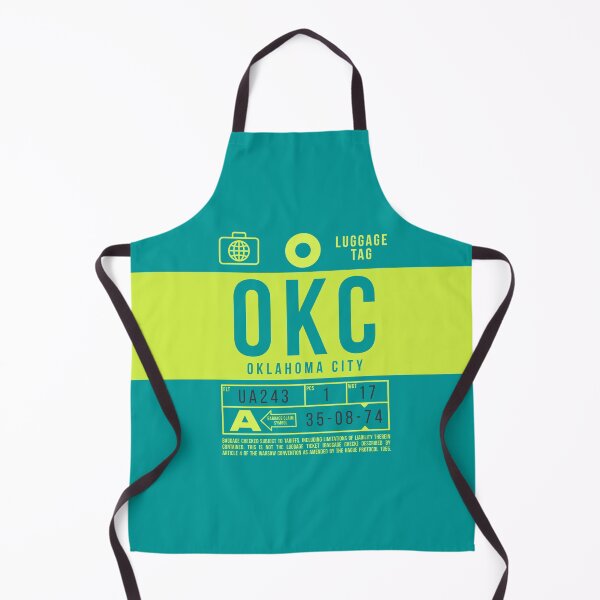 Artikelvorschau, Gepäckanhänger B - OKC Oklahoma City USA entworfen und verkauft von VoodooCircus.