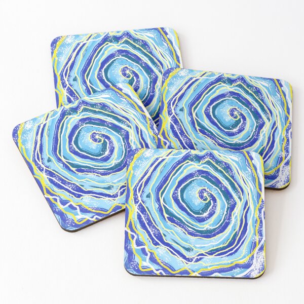 Item preview, Despertar espiritual Azul Abstracto designed and sold by Tamas Das.