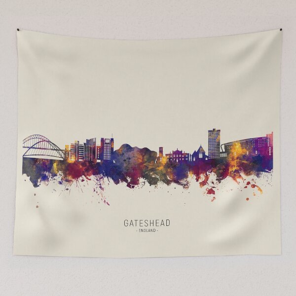 Item preview, Gateshead England Skyline designed and sold by ArtPrints.