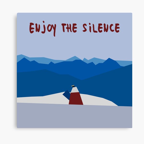 Enjoy the silence Canvas Print