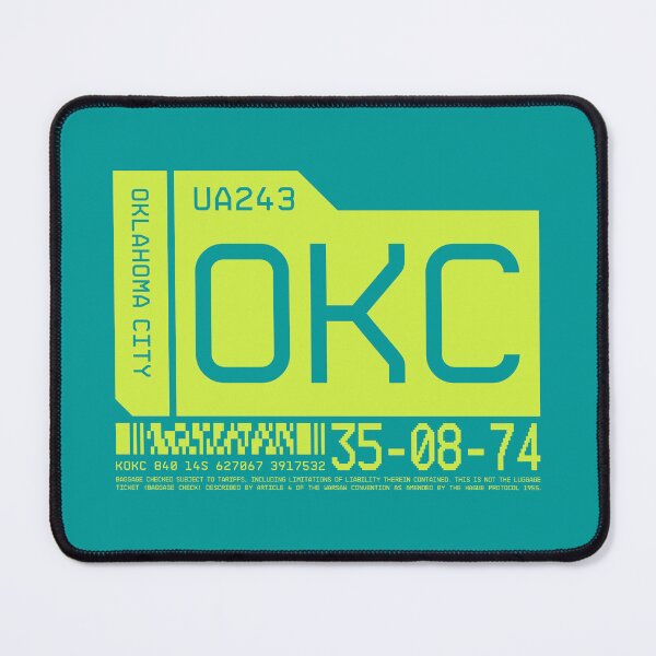 Artikelvorschau, Gepäckanhänger C - OKC Oklahoma City USA entworfen und verkauft von VoodooCircus.