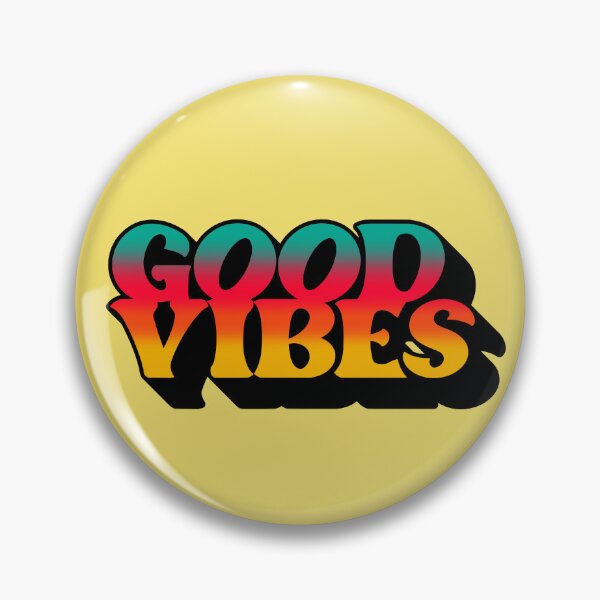 Item preview, Gradient Tricolor Spectrum 3D Extruded Retro Vintage Serif Display Typography Good Vibes Quotes designed and sold by Cawaiico.