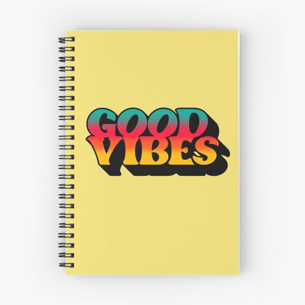 Item preview, Gradient Tricolor Spectrum 3D Extruded Retro Vintage Serif Display Typography Good Vibes Quotes designed and sold by Cawaiico.