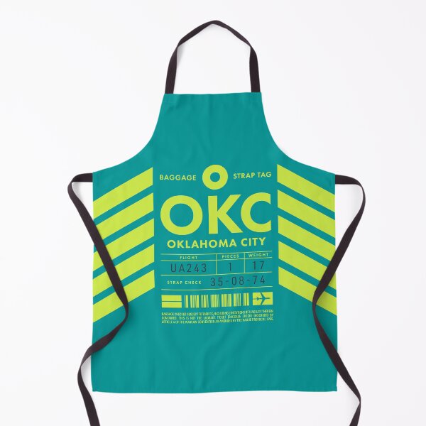 Artikelvorschau, Gepäckanhänger D - OKC Oklahoma City USA entworfen und verkauft von VoodooCircus.