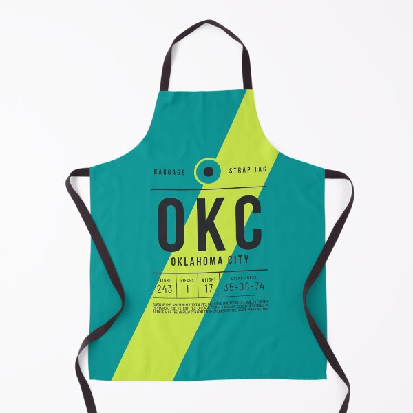 Item preview, Luggage Tag E - OKC Oklahoma City USA designed and sold by VoodooCircus.