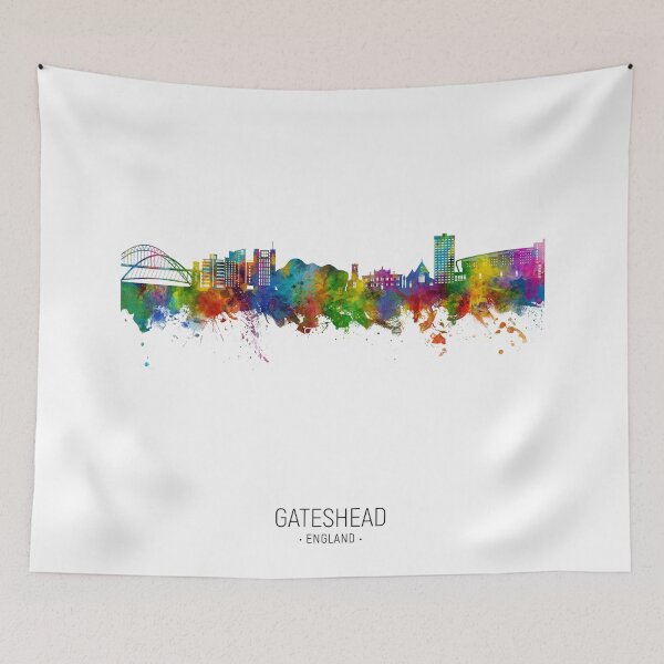 Item preview, Gateshead England Skyline designed and sold by ArtPrints.