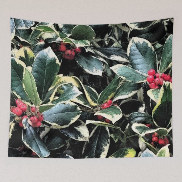 Item preview, Holly Berries and Leaves designed and sold by EternalRainbow.