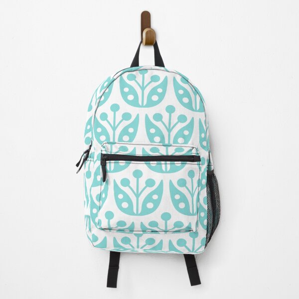 Item preview, Mid Century Modern Flower Pattern 539 Turquoise designed and sold by tonymagnerart.