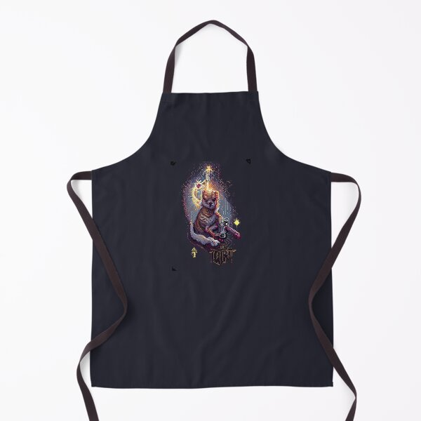 Item preview, cat with laser gun #4 animal tarot card designed and sold by AiAnimalCards.