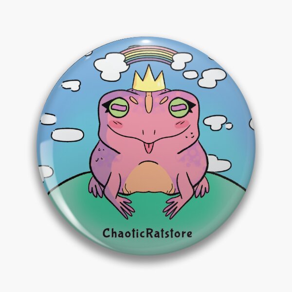 Item preview, Pastel frog in fantasy world  designed and sold by ChaoticRatstore.