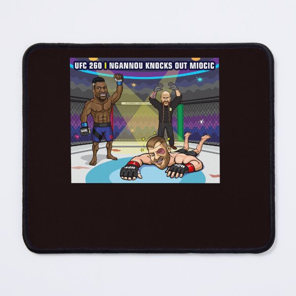 Item preview, FRANCIS NGANNOU KNOCKS OUT STIPE MIOCIC  designed and sold by MICHAELHELS.