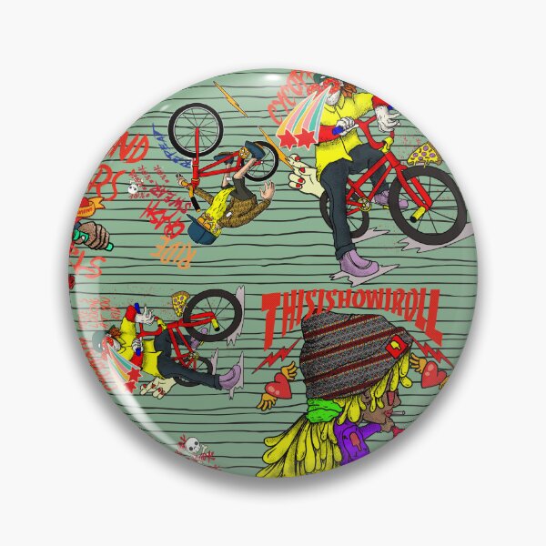 Item preview, bike gang pattern designed and sold by Brotherconk.