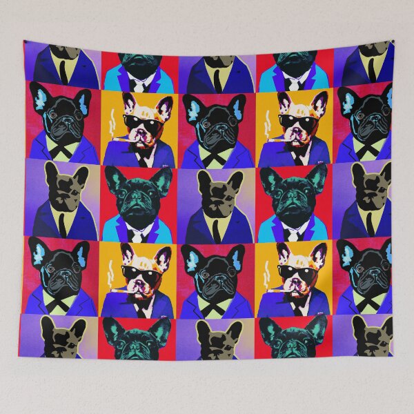 Item preview, Pop Art French Bulldogs designed and sold by PVSKI.
