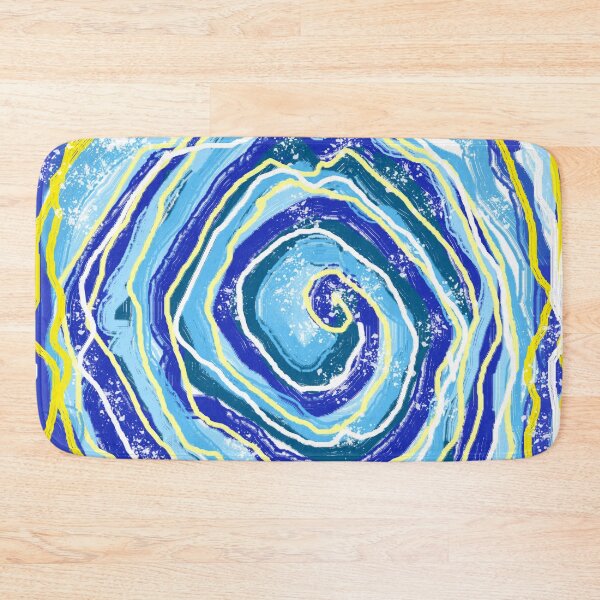 Item preview, Spiritual awakening Blue Abstract designed and sold by Tamas Das.