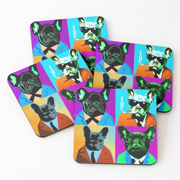 Item preview, Pop Art French Bulldogs designed and sold by PVSKI.