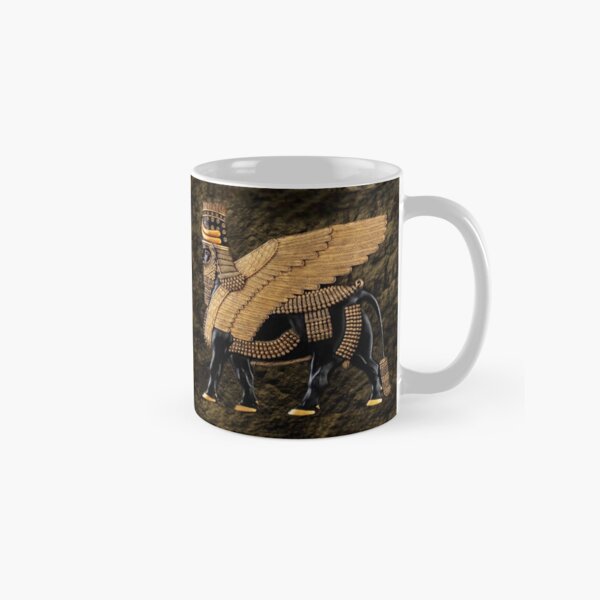 ALADLAMMU ASSYRIAN WING MAN BULL MUG Classic Mug