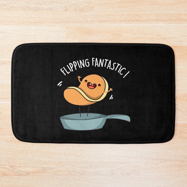 Item preview, Flipping Fantastic Funny Pancake Puns (Dark BG) designed and sold by punnybone.