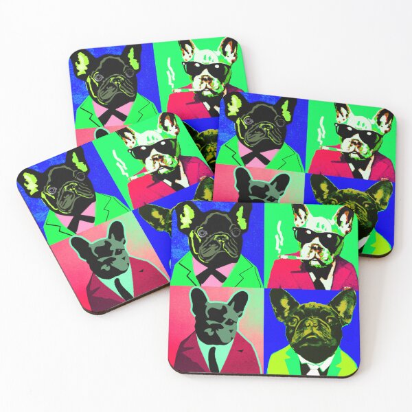 Item preview, Pop Art French Bulldogs designed and sold by PVSKI.