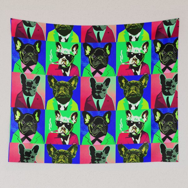 Item preview, Pop Art French Bulldogs designed and sold by PVSKI.