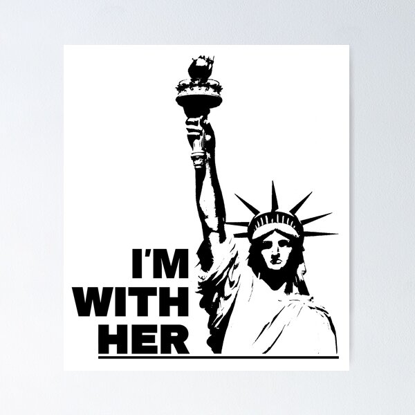 Item preview, Statue of Liberty - I'm With Her designed and sold by StillMeadow.