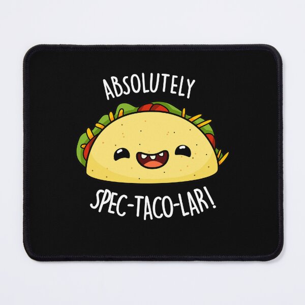Item preview, Absolutely Spec-Taco-Lar Funny Taco Puns (Dark BG) designed and sold by punnybone.