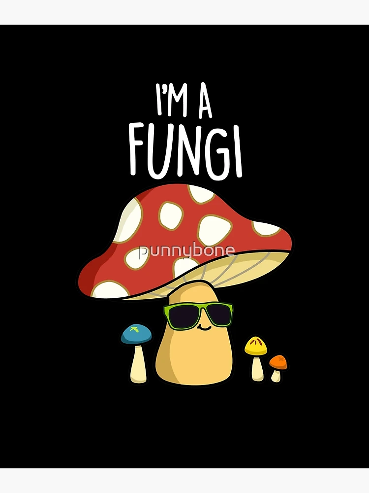 Shitake Happens Funny Mushroom Puns  Poster for Sale by punnybone