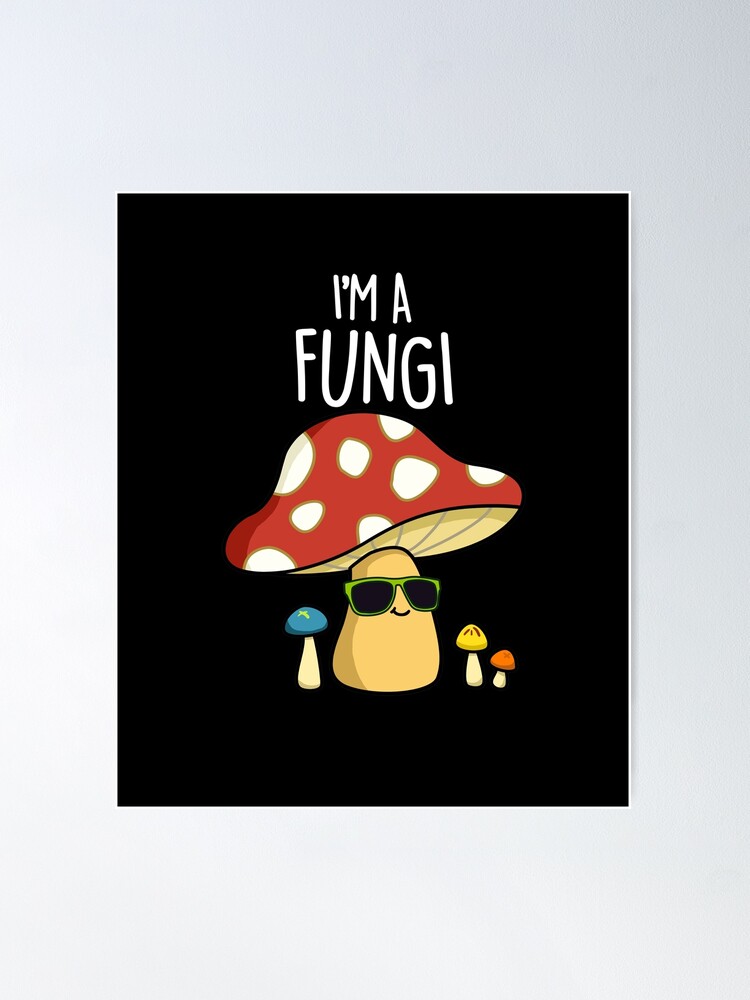 Shitake Happens Funny Mushroom Puns  Poster for Sale by punnybone