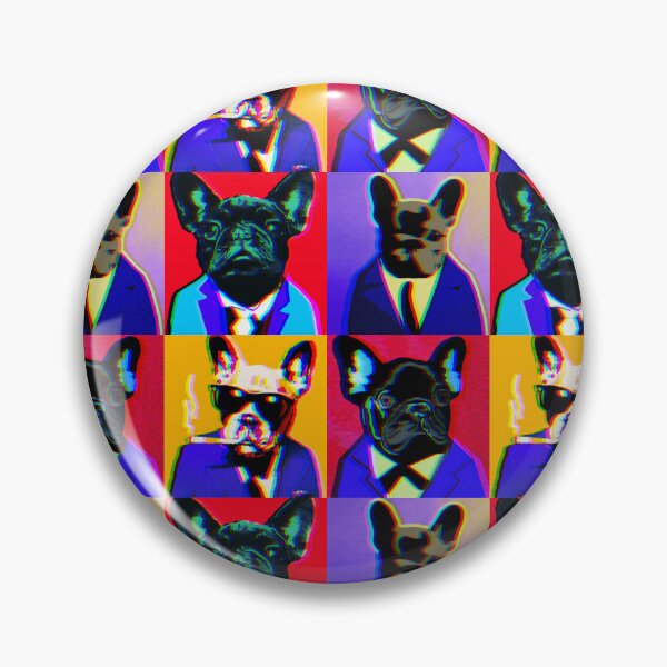Item preview, Pop Art French Bulldogs designed and sold by PVSKI.