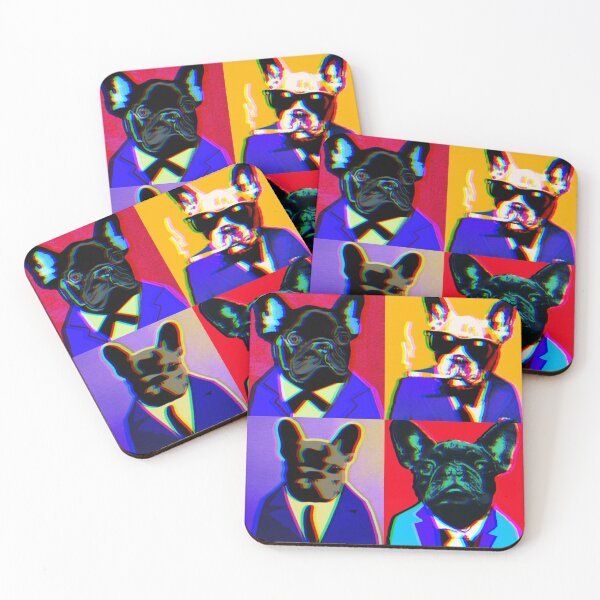 Item preview, Pop Art French Bulldogs designed and sold by PVSKI.