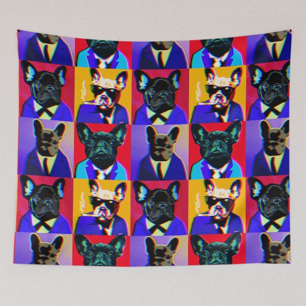 Item preview, Pop Art French Bulldogs designed and sold by PVSKI.