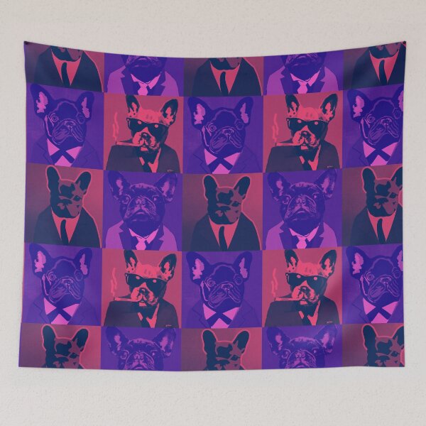 Item preview, Pop Art French Bulldogs designed and sold by PVSKI.