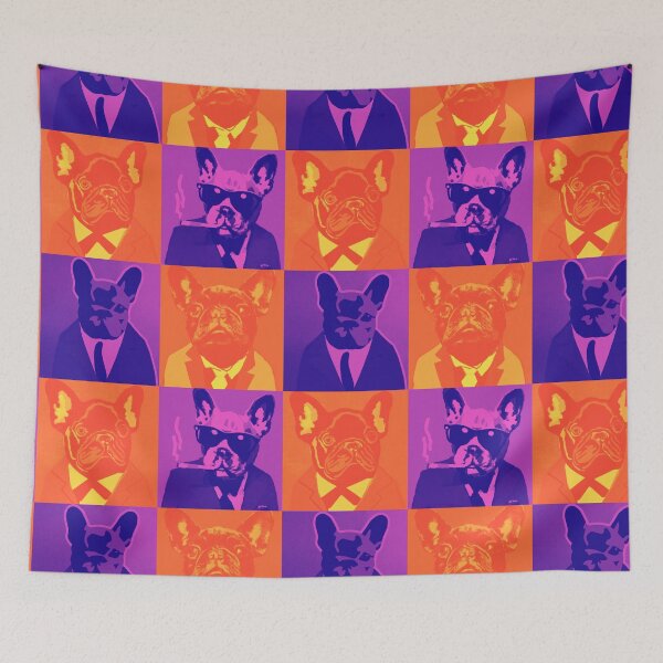 Item preview, Pop Art French Bulldogs designed and sold by PVSKI.
