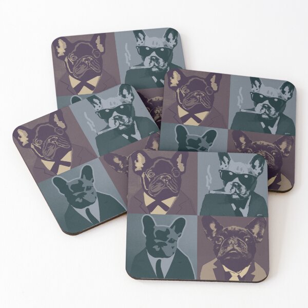 Item preview, Pop Art French Bulldogs designed and sold by PVSKI.