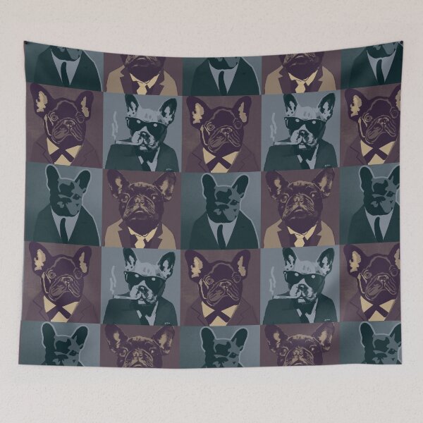 Item preview, Pop Art French Bulldogs designed and sold by PVSKI.