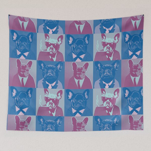 Item preview, Pop Art French Bulldogs designed and sold by PVSKI.