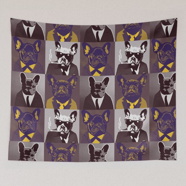 Item preview, Pop Art French Bulldogs designed and sold by PVSKI.