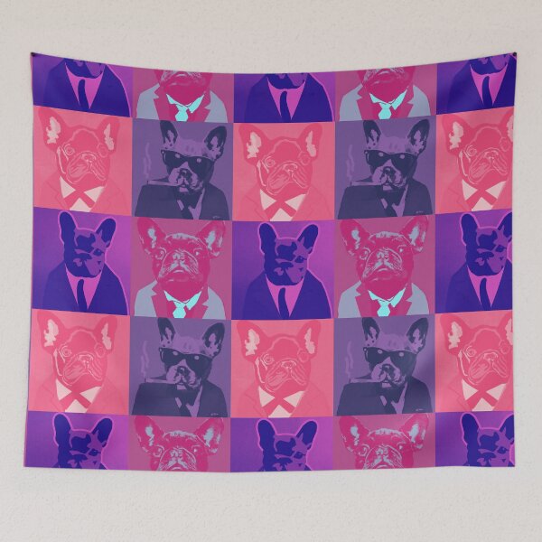 Item preview, Pop Art French Bulldogs designed and sold by PVSKI.
