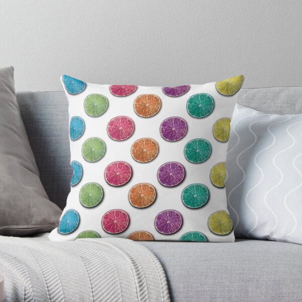 citrons colors Coussin