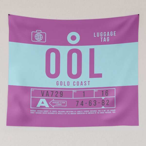 Item preview, Luggage Tag B - OOL Gold Coast Australia designed and sold by VoodooCircus.