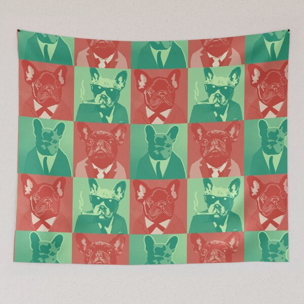 Item preview, Pop Art French Bulldogs designed and sold by PVSKI.