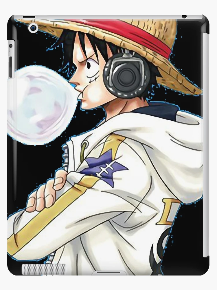 Luffy Gum And Headphone iPad Case & Skin for Sale by