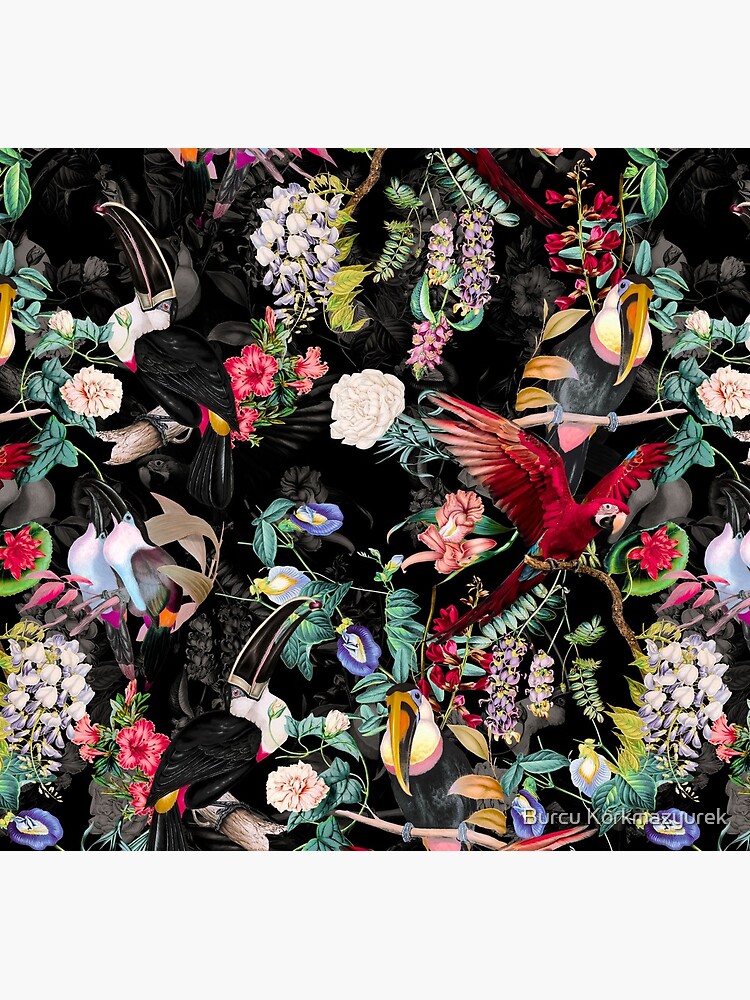 Floral and Birds IX by burcukyurek