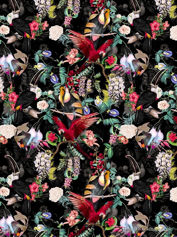 Floral and Birds IX by burcukyurek