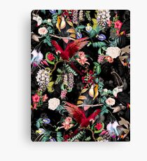 Floral and Birds IX Canvas Print