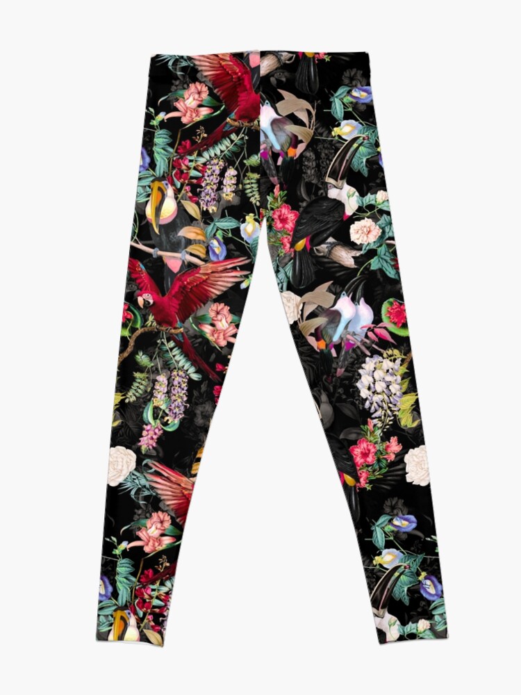 Alternate view of Floral and Birds IX Leggings