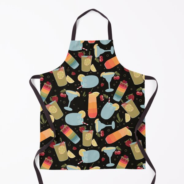 Item preview, Summer Cocktails on Black designed and sold by OranelloDesigns.