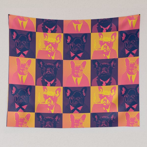 Item preview, Pop Art French Bulldogs designed and sold by PVSKI.