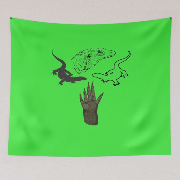 Item preview, Common Water Monitor or Varanus salvator sticker, t-shrits and another. designed and sold by pookamon14.