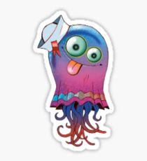 Superfast Jellyfish Sticker